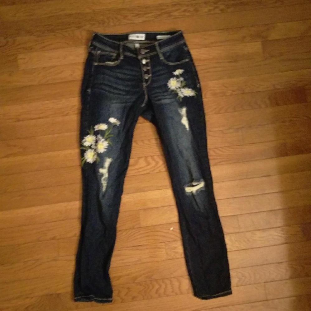 Black Daisy Jeans